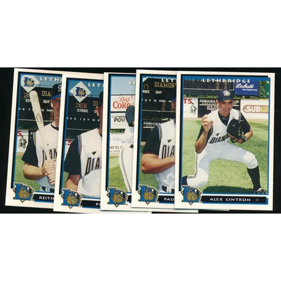 NEW Lethbridge Black Diamonds 1996 1998 EBBETS hat cap 7 1/4 Calgary MiLB Dbacks - Picture 8 of 8